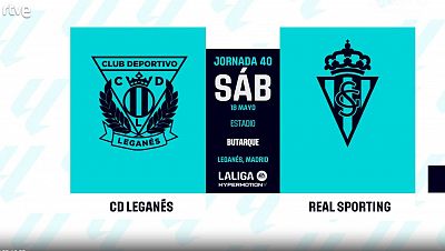 Legans - Sporting: resumen del partido, 40 jornada. Ver en RTVE Play