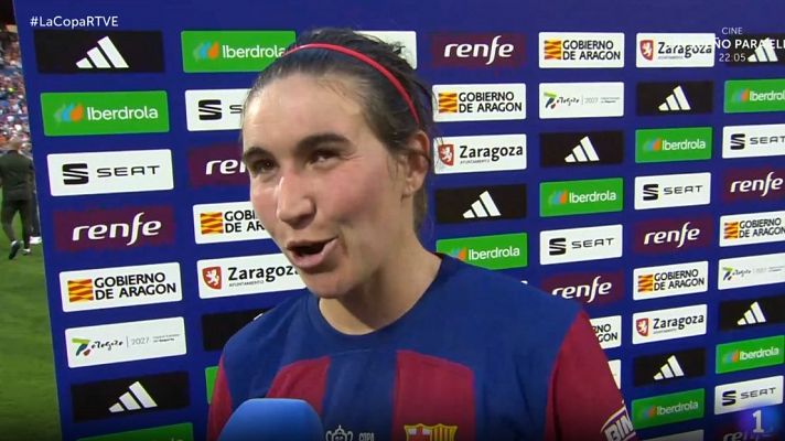 Fútbol - Mariona Caldentey: "Tres de cuatro, nos queda una"