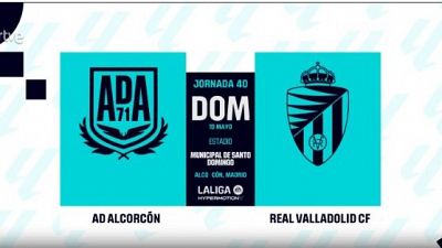 Alcorc�n - Valladolid: resumen del partido, 40� jornada. Ver en RTVE Play
