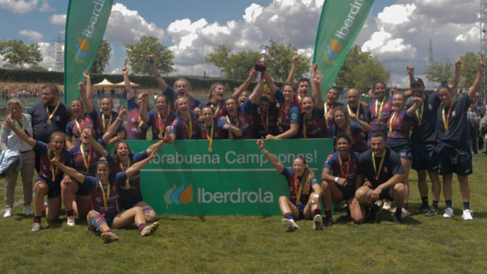 El Club de Rugby Majadahonda, campeón de la Liga femenina