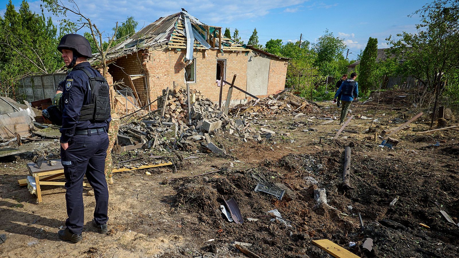 Guerra en Ucrania: diez personas han muerto en un ataque en Járkov