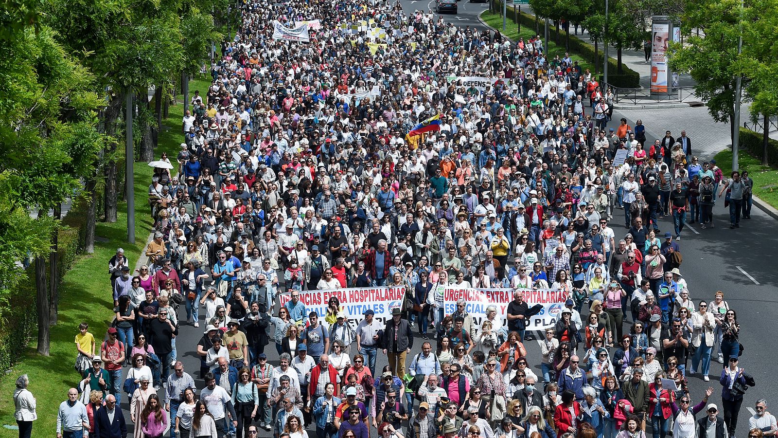 Manifestación por la Sanidad Pública en Madrid