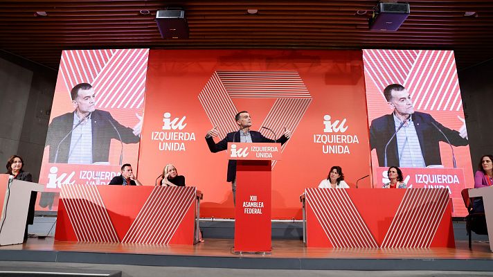 Telediario Fin de Semana - IU renueva su liderazgo con Antonio Maíllo y aplaza la decisión de integrarse en la dirección de Sumar
