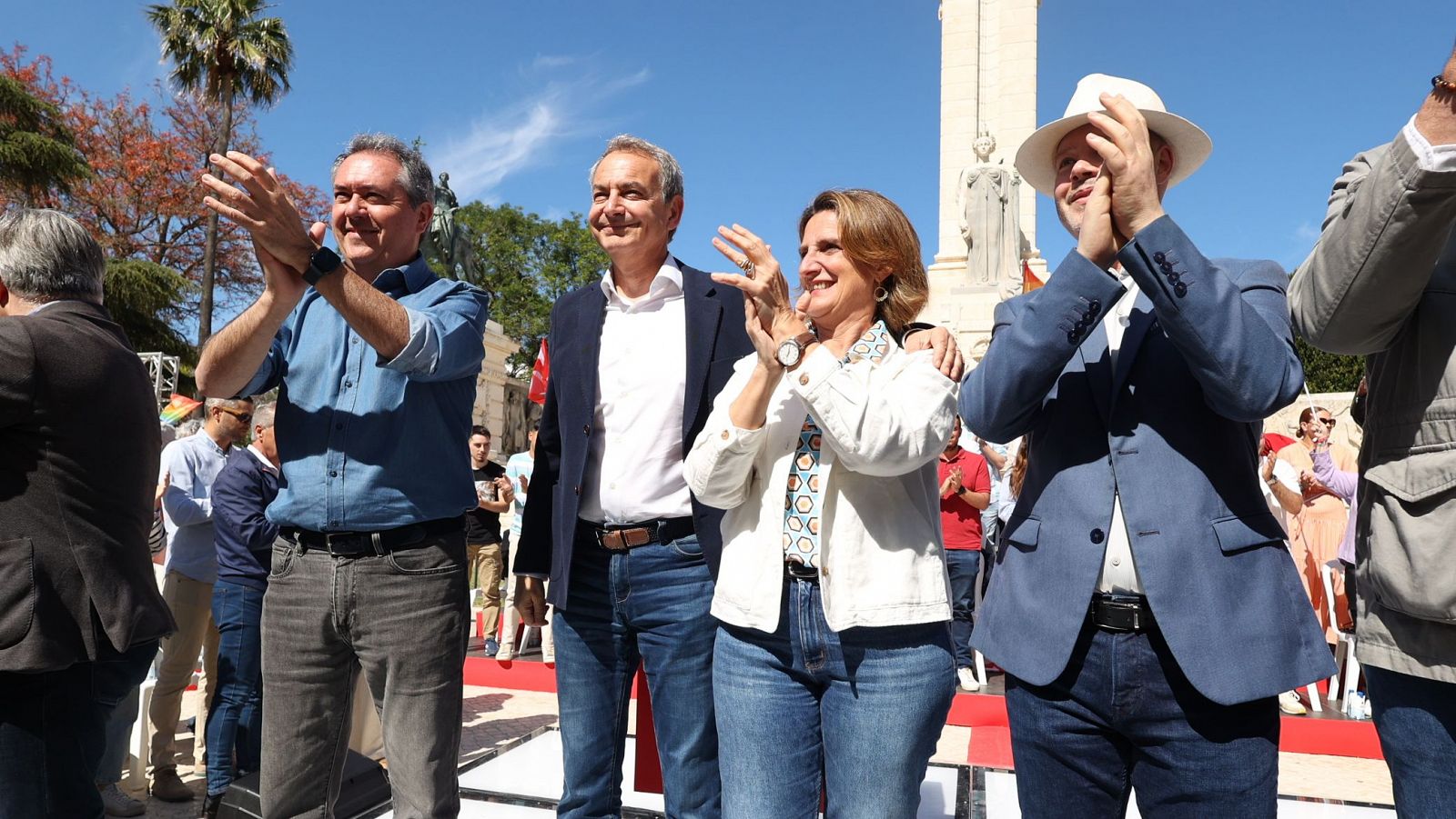 Zapatero critica que el PP centre la campaña de las elecciones europeas en Sánchez