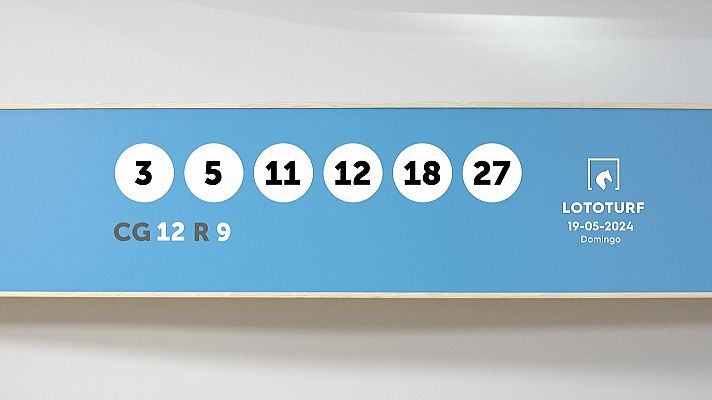 SELAE - Sorteo de Lotería Lototurf: 19/05/2024