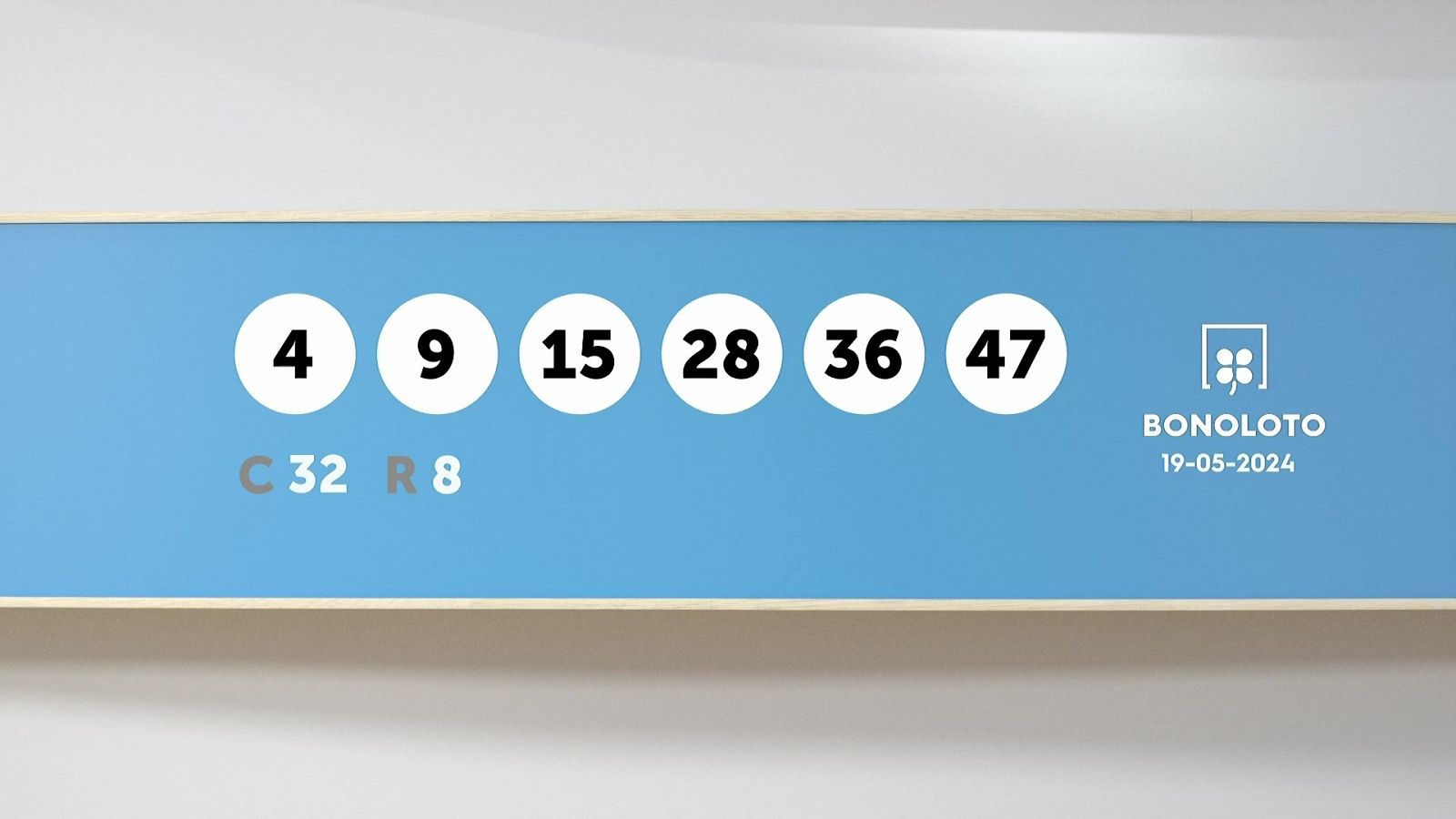 Sorteo de la Lotería Bonoloto del 19/05/2024 - Ver ahora