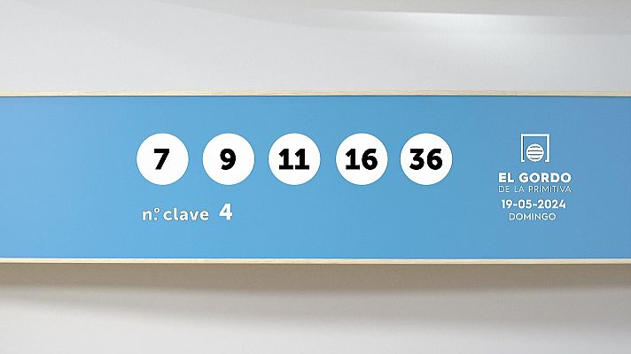 SELAE - Sorteo de la Lotería Gordo de la Primitiva del 19/05/2024