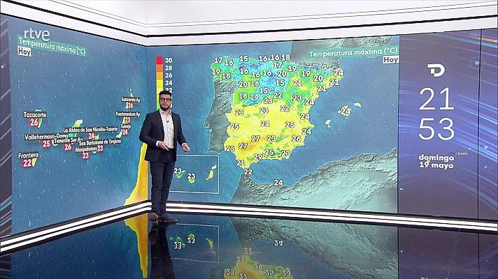 El tiempo - El Tiempo - 19/05/24 - RTVE.es