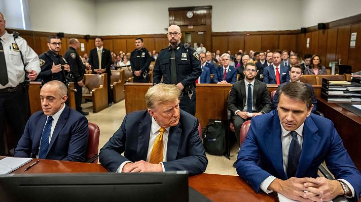 Telediario 1 - El juicio penal contra Trump, el espectáculo más cotizado de la Gran Manzana