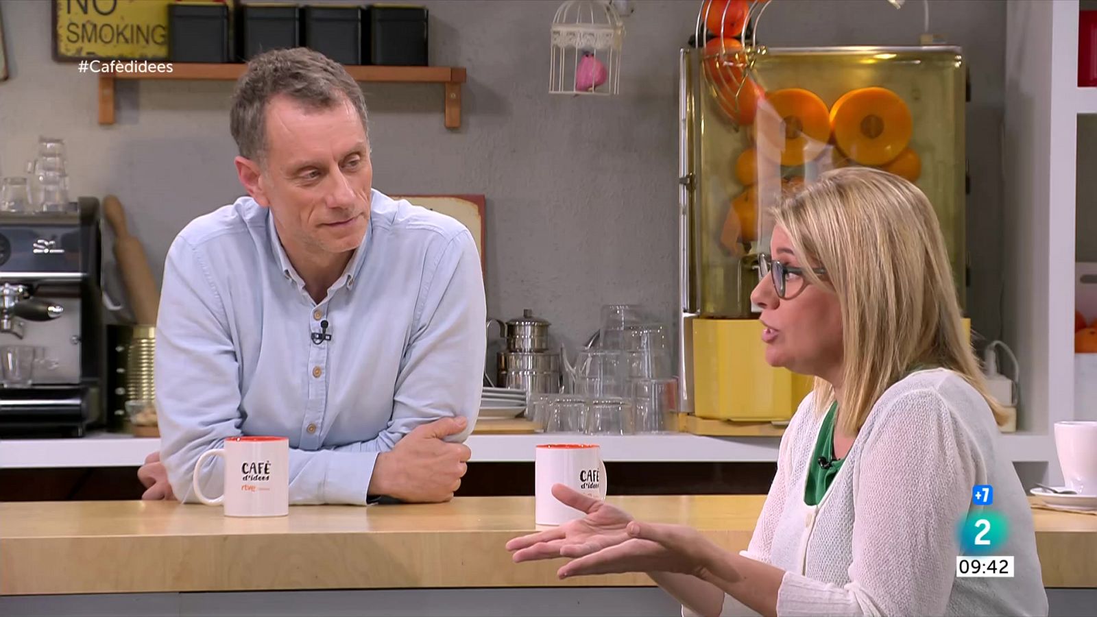 Joan Negrié i Victòria Pagès presenten l'obra 'Amnèsia' - Cafè d'idees | Veure