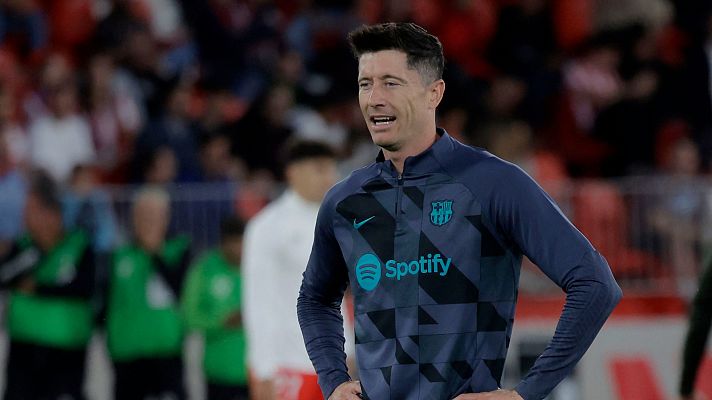 Telediario 1 - Lewandowski no se ve fuera del Barça la temporada que viene