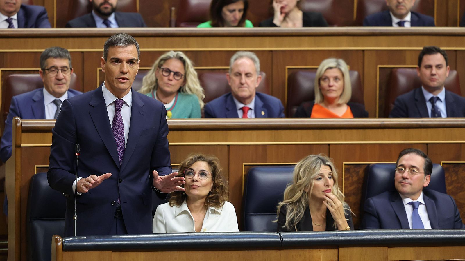 Choques en el pleno del Congreso por Begoña Gómez y Javier Milei