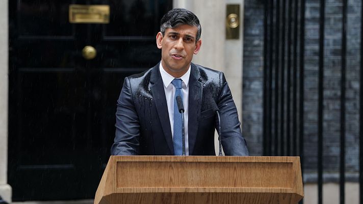 Telediario 2 - El primer ministro británico anuncia la disolución del Parlamento y la convocatoria de elecciones