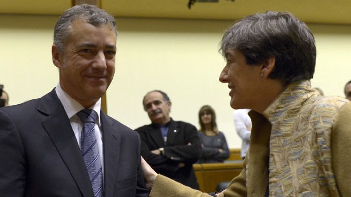 Telediario 1 - Urkullu lehendakari