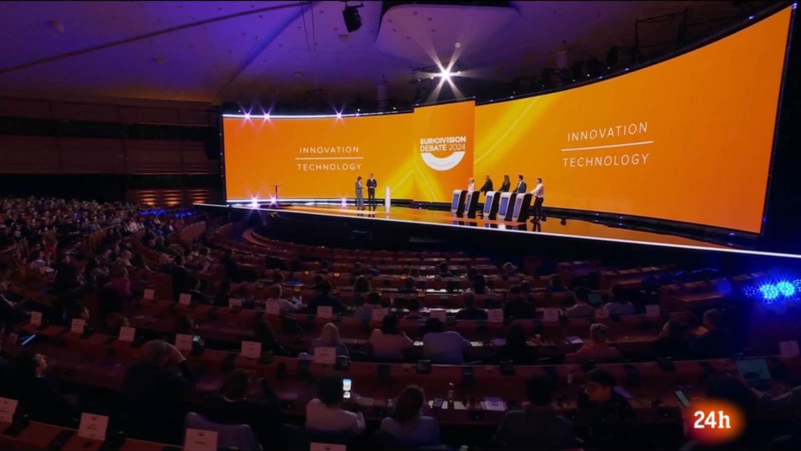 Inteligencia artificial en el último debate para las elecciones europeas - Especiales informativos | Ver