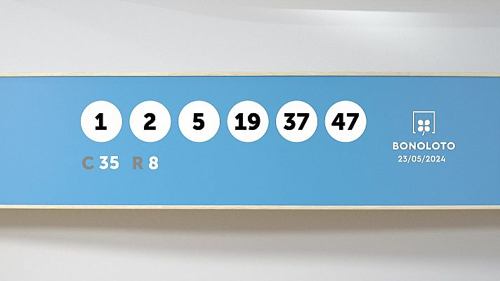 SELAE - Sorteo de la Lotería Bonoloto del 23/05/2024