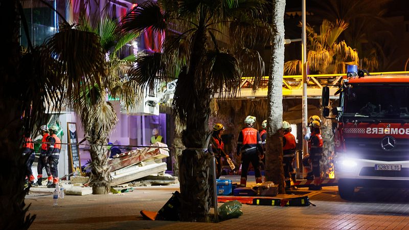 Al menos cuatro muertos y 16 heridos por el derrumbe de un bar en Palma - La noche en 24h | Ver