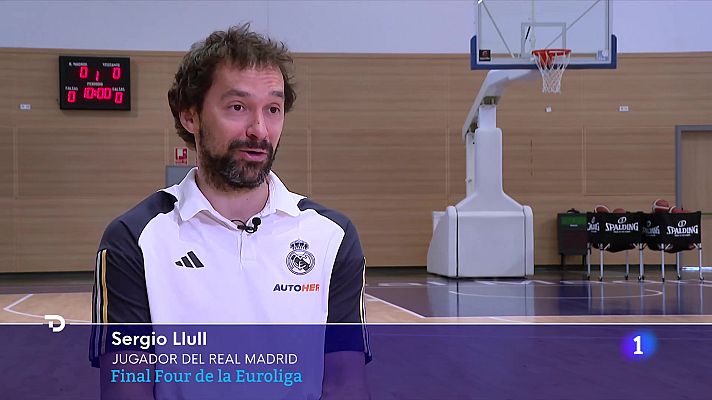 Telediario 1 - Ambientazo en Berlín para la décima Final Four de Sergio Llull
