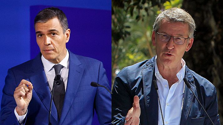 Telediario 2 - Los partidos cruzan reproches por los pactos en el primer día de campaña europea