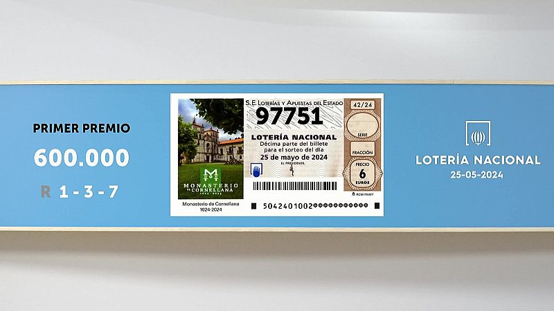 Sorteo de la Loter�a Nacional del 25/05/2024 - Ver ahora