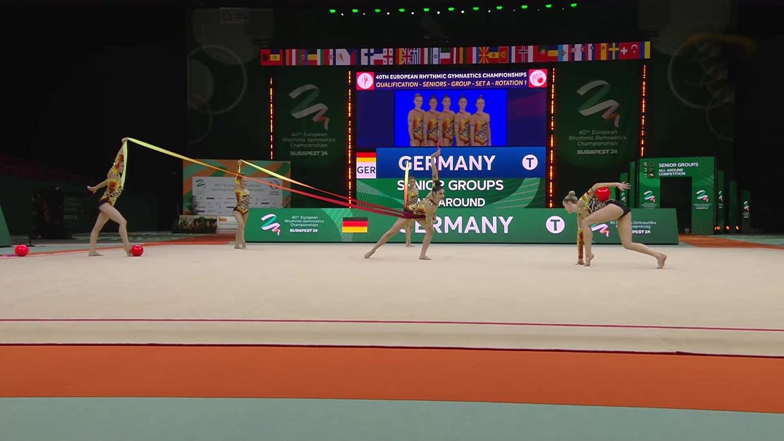 Gimnasia rítmica - Campeonato de Europa. Final All Around Conjuntos - ver ahora