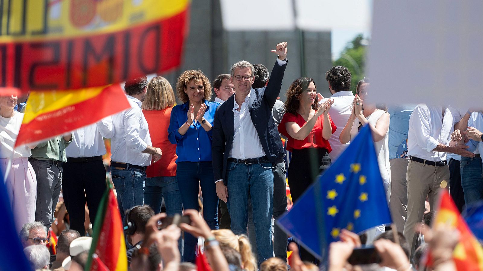 Primer domingo de campaña marcado por la amnistía y la ultraderecha