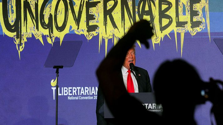 Trump es abucheado en la Conferencia Nacional del Partido Libertario