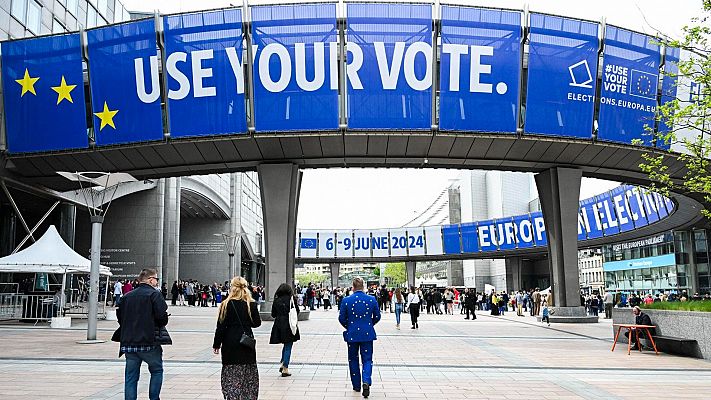 Telediario 1 - Los pactos y la amnistía monopolizan el primer lunes de campaña de las elecciones europeas