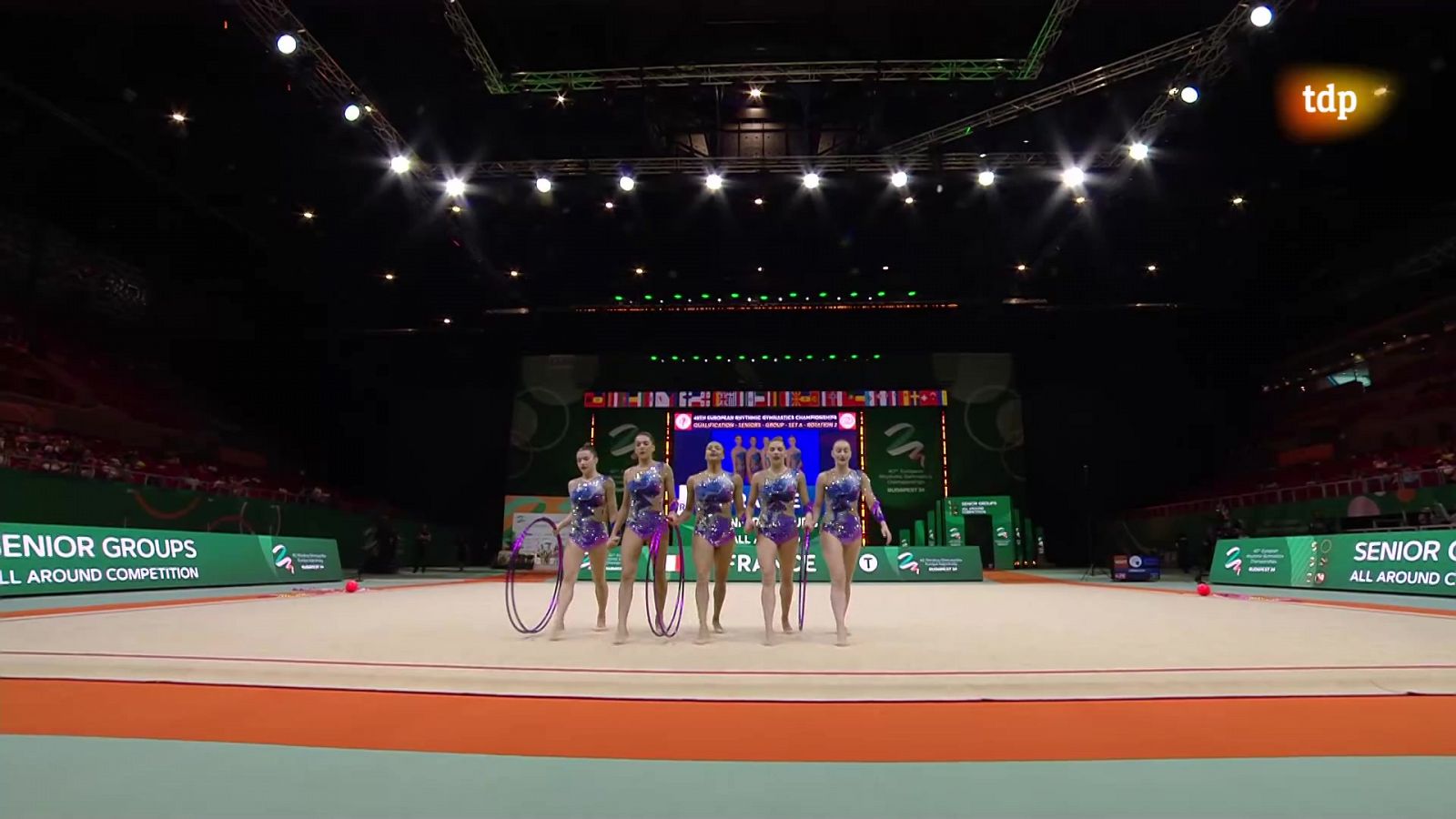 Gimnasia rítmica - Campeonato de Europa. Final All Around Conjuntos: Grupo A y  Grupo B