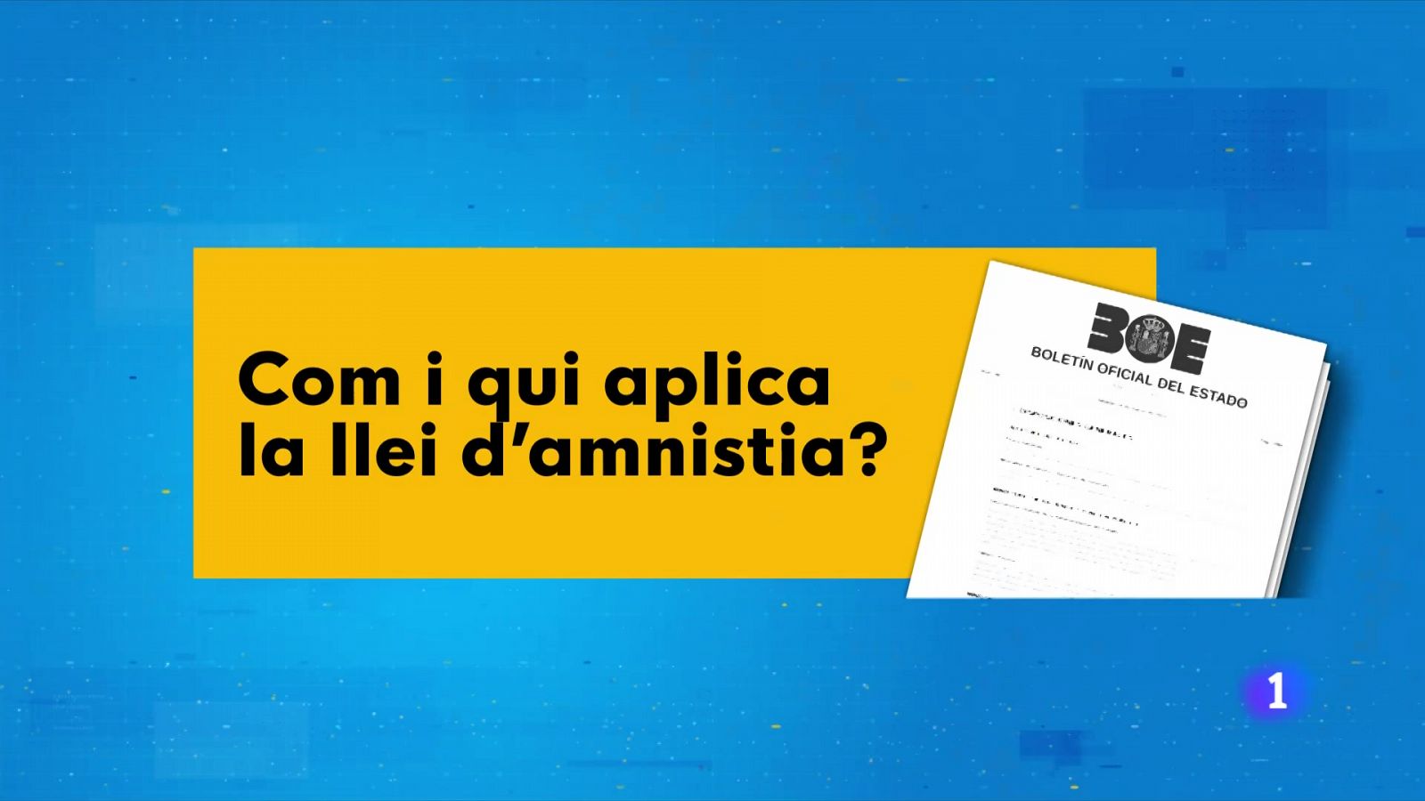 Com i qui aplica la llei d’amnistia? La clau la tenen els jutges - L'Informatiu | Veure