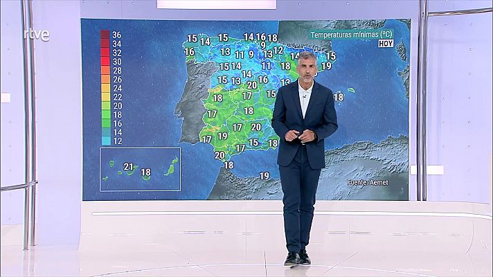 Temperaturas máximas elevadas en el Guadalquivir, interior de Huelva, en Extremadura y en el sur de Castilla-La Mancha