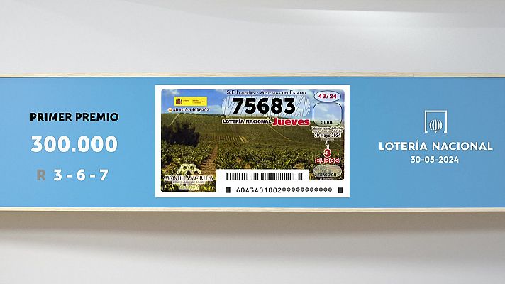 SELAE - Sorteo de la Lotería Nacional del 30/05/2024