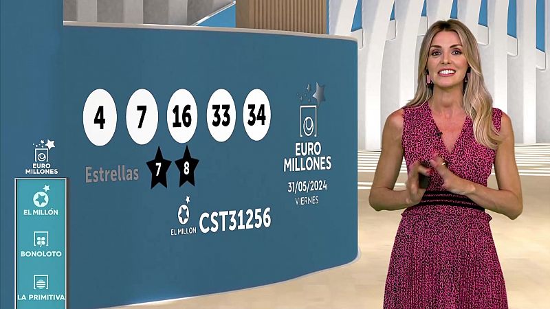 Sorteo de la Bonoloto y Euromillones del 31/05/2024 - ver ahora