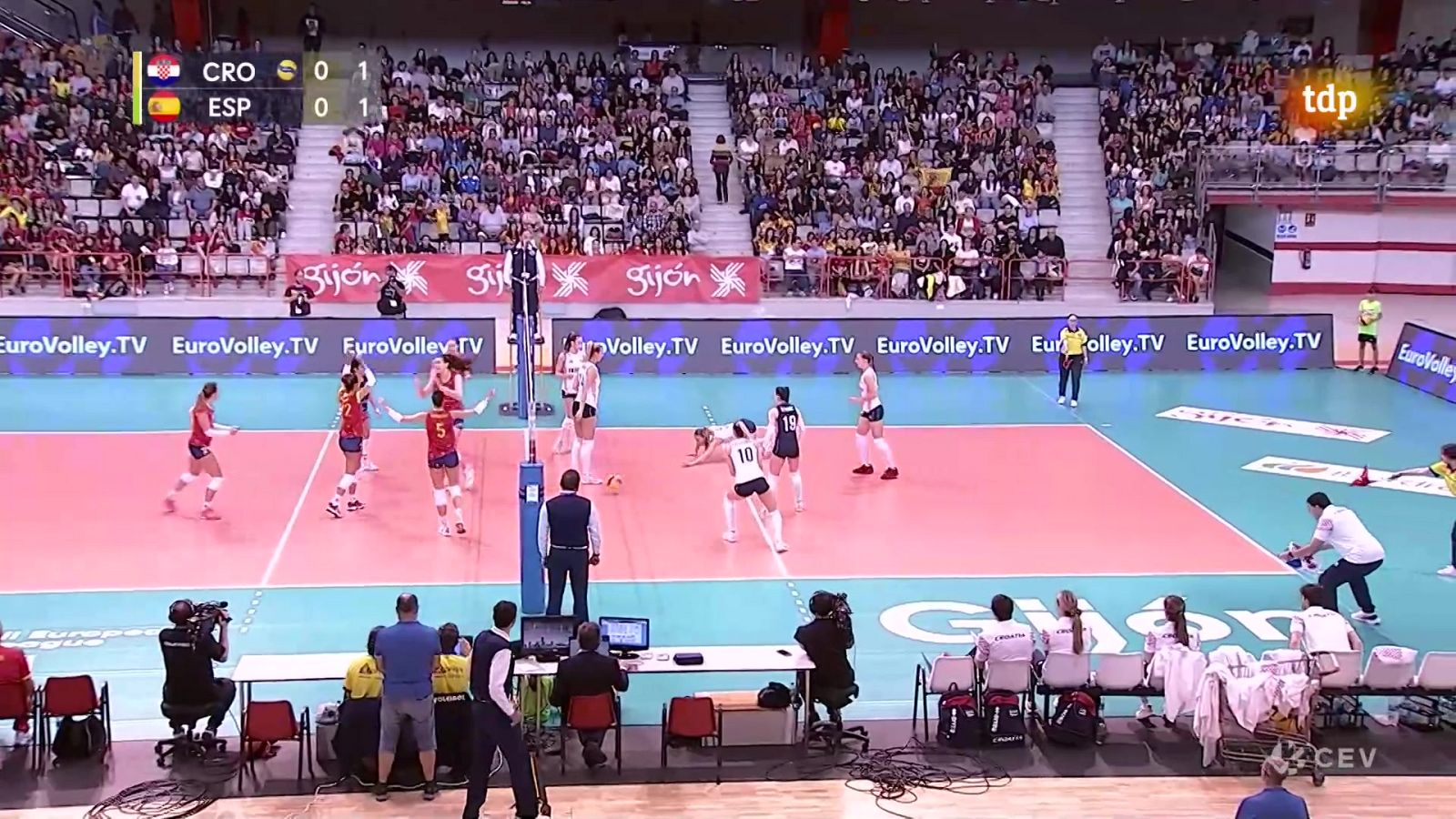 Voleibol Liga Europea Femenina Croacia España