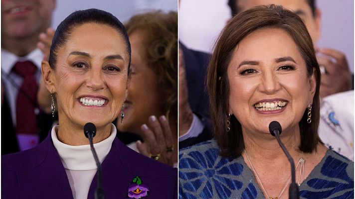 Claudia Sheinbaum y Xóchitl Gálvez se disputan la Presidencia de México