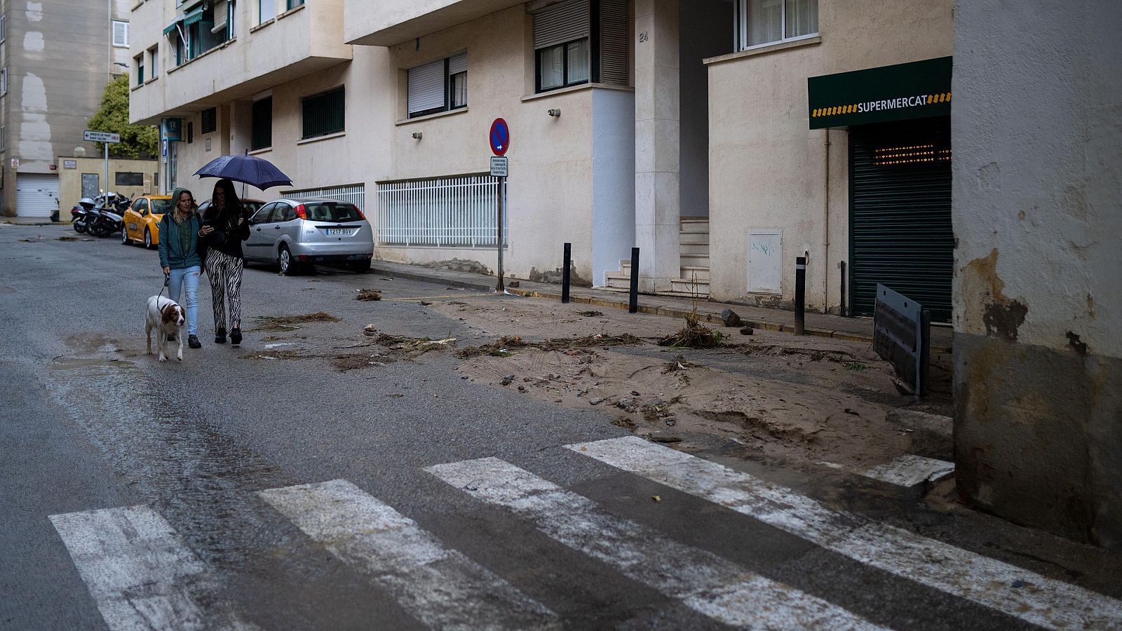 Las lluvias torrenciales dejan inundaciones en Cataluña