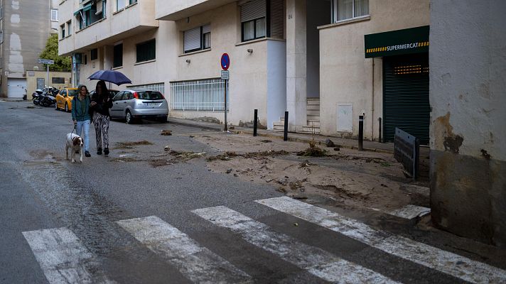 Las lluvias torrenciales dejan inundaciones en Tarragona y Barcelona