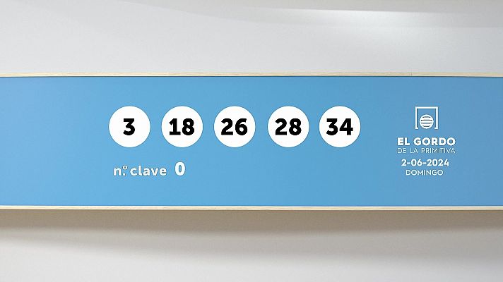 SELAE - Sorteo de la Lotería Gordo de la Primitiva del 02/06/2024