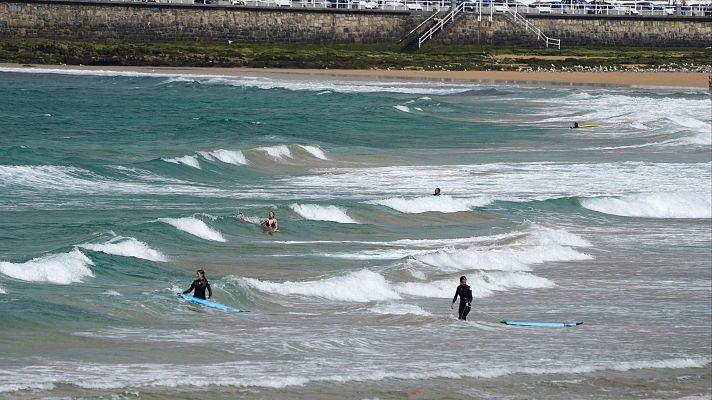 Tormentas y termómetros en ascenso este lunes