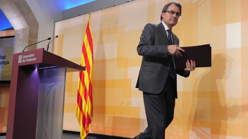 Artur Mas y Oriol Junqueras  negocian un acuerdo para la nueva legislatura