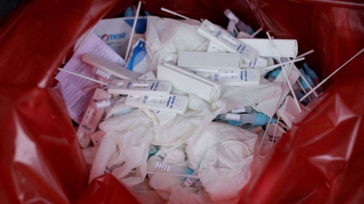 Telediario 1 - Repunte de los casos de COVID-19: 55 casos por cada 100.000 habitantes