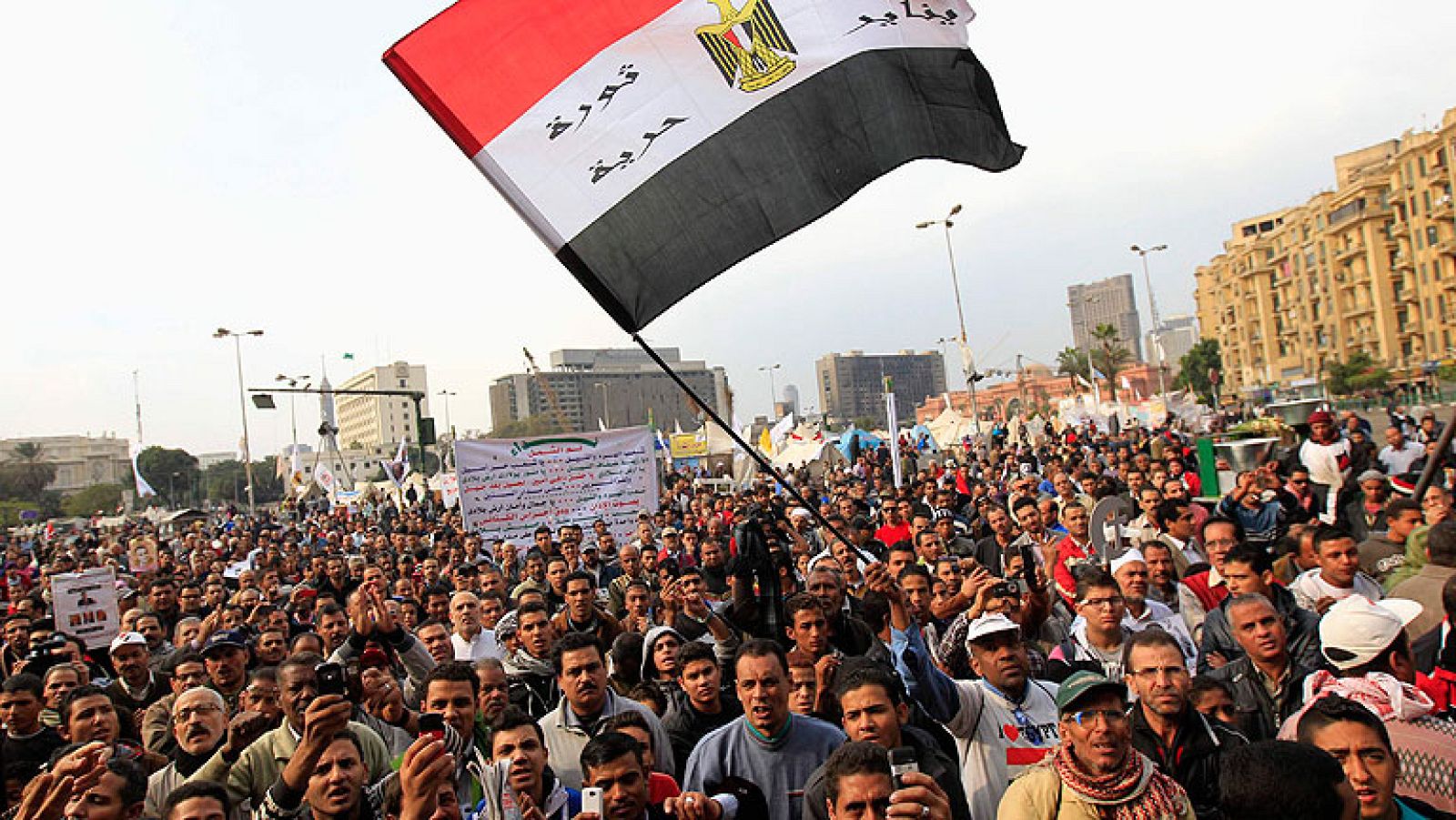 Manifestaciones pacíficas en Egipto en la víspera del referéndum