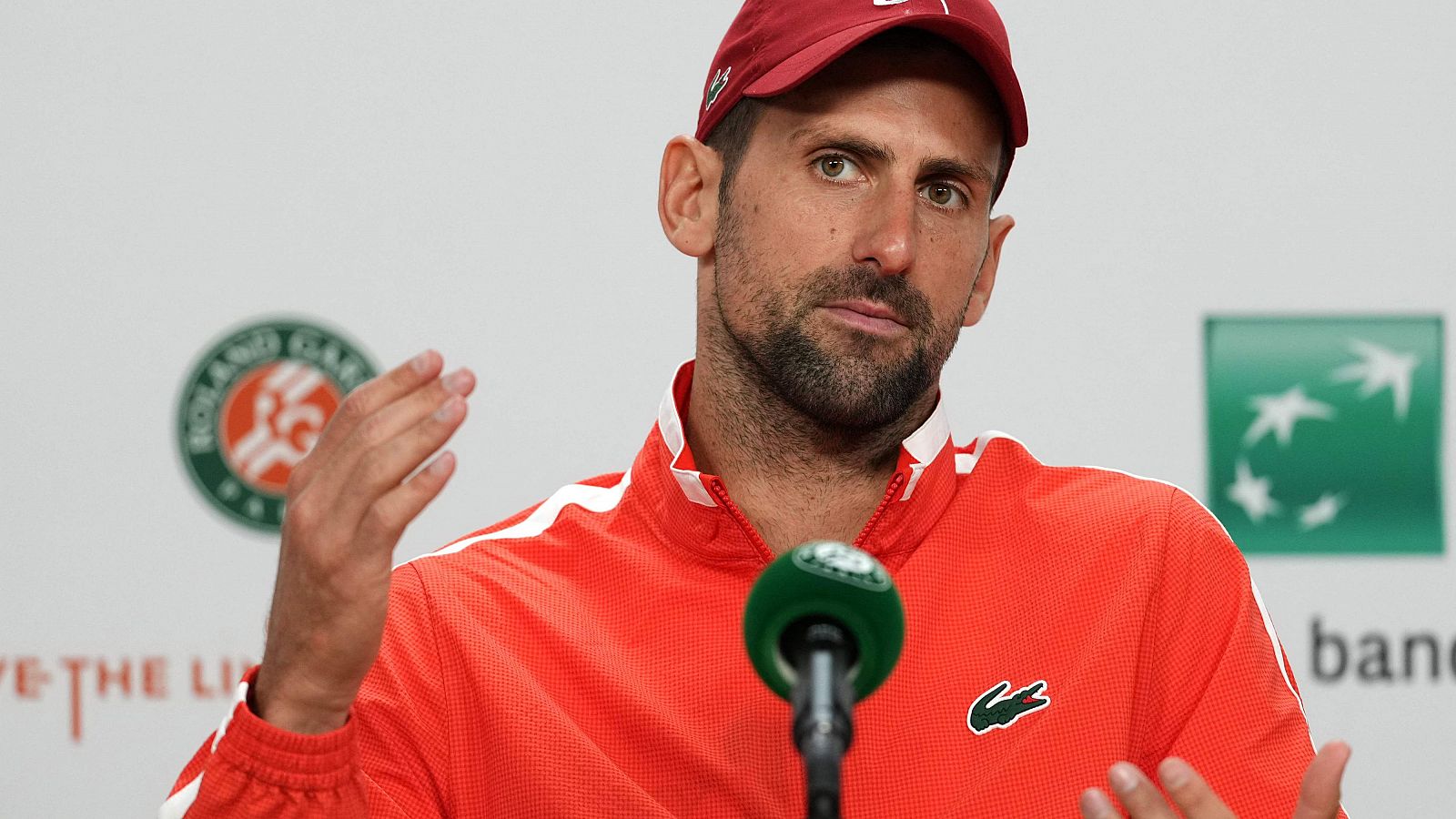 Djokovic deja en el aire su continuidad en Roland Garros