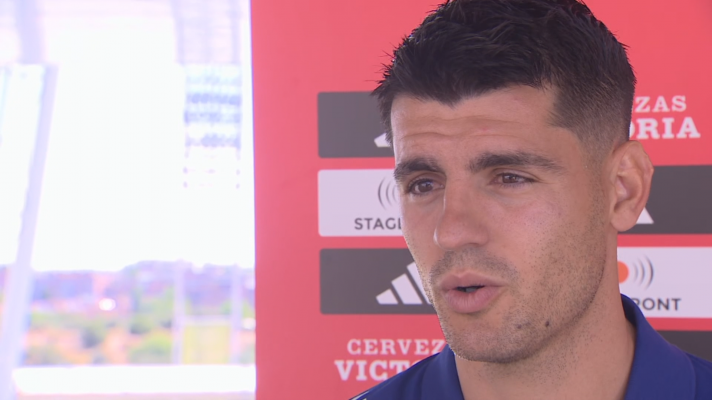 Álvaro Morata, a RTVE: "Tenemos la oportunidad de hacer historia en esta Eurocopa"