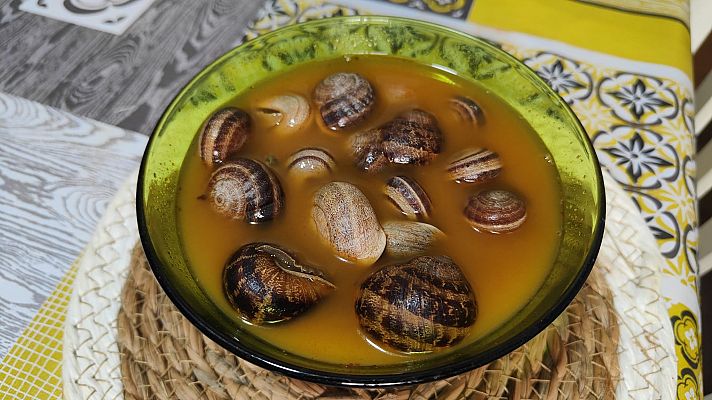 Receta de caracoles y en salsa