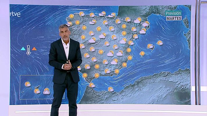 El tiempo - Chubascos localmente fuertes y acompañados de tormenta en el nordeste de Cataluña