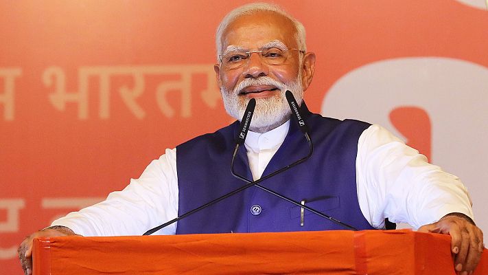 Telediario 2 - Modi gana las elecciones en la India sin mayoría absoluta