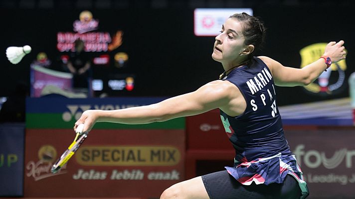 Bádminton - BWF World Tour Super 1000 Indonesian Open. Yi Man Zhang - Carolina Marín
