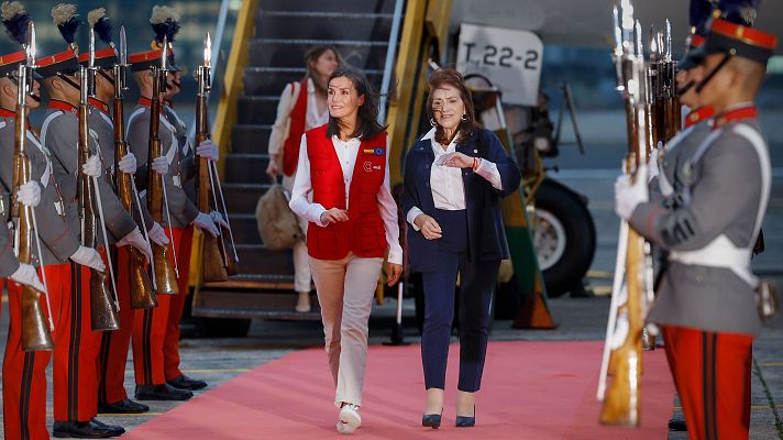 La reina Letizia llega a Guatemala en su noveno viaje de cooperación