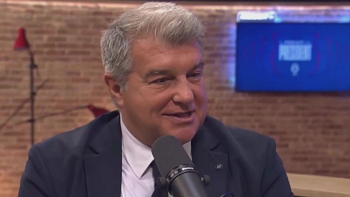Telediario 1 - Joan Laporta carga contra el Real Madrid por el 'caso Negreira'